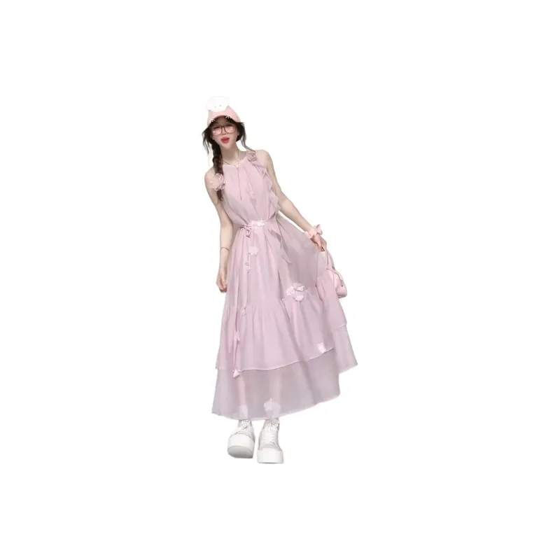 HELEH Sleeveless Dresses Women's Pink-0