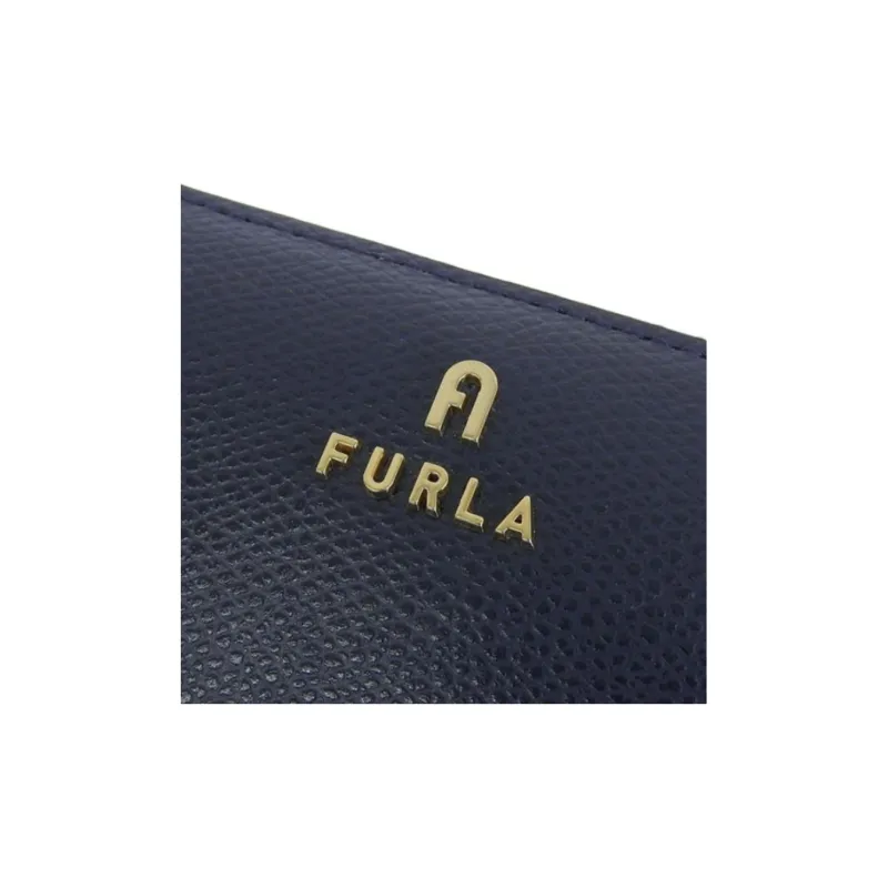 Furla Leather Clutch Women's Dark Blue-5