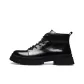 Black Fleece-Lined Insulated Shoes