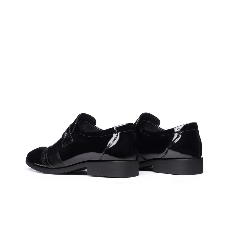 Ritai Men's Casual Shoes Men Low Top Black-4