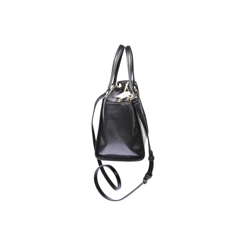 COACH Leather One Shoulder Handbag Tubas Women's Black-1