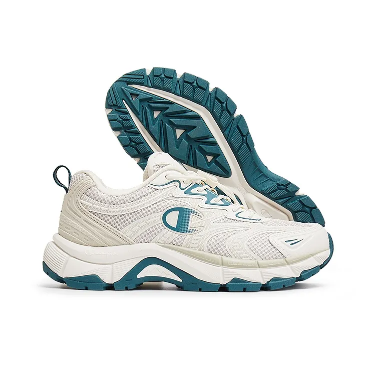Champion Balanced Lightweight Low Top Running Shoes Men's Fir Green/Milk White-1