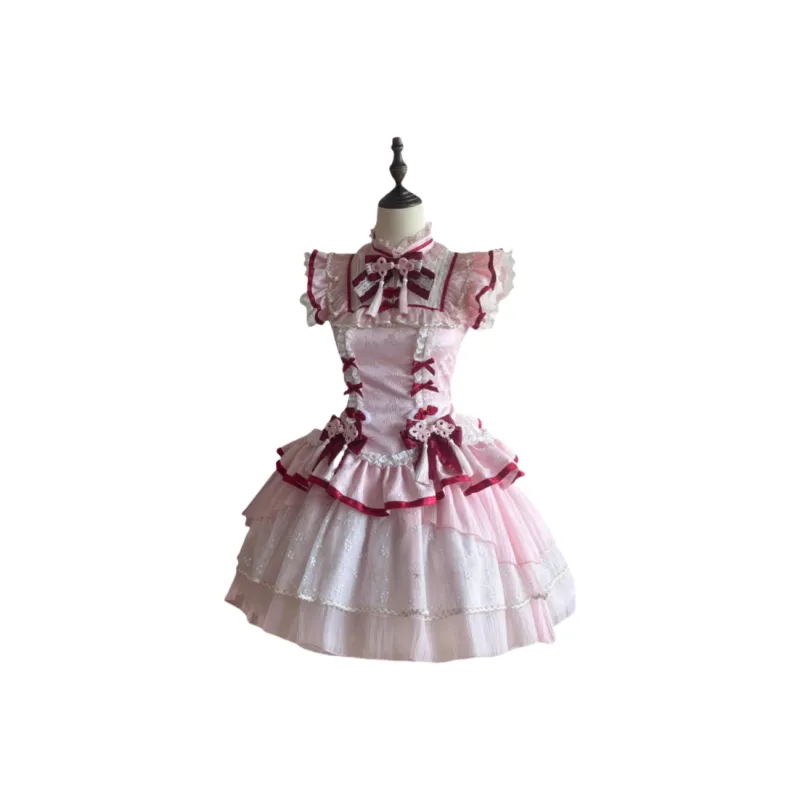 MDEHT Lolita Dresses Women's Pink-1