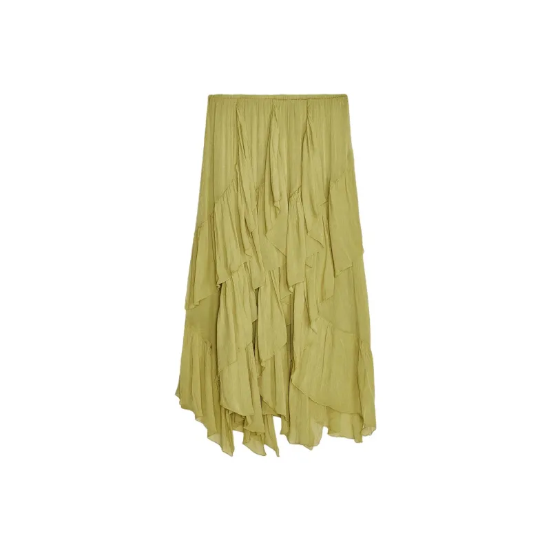 ZARA ZW Series Casual Long Skirt Women's-0