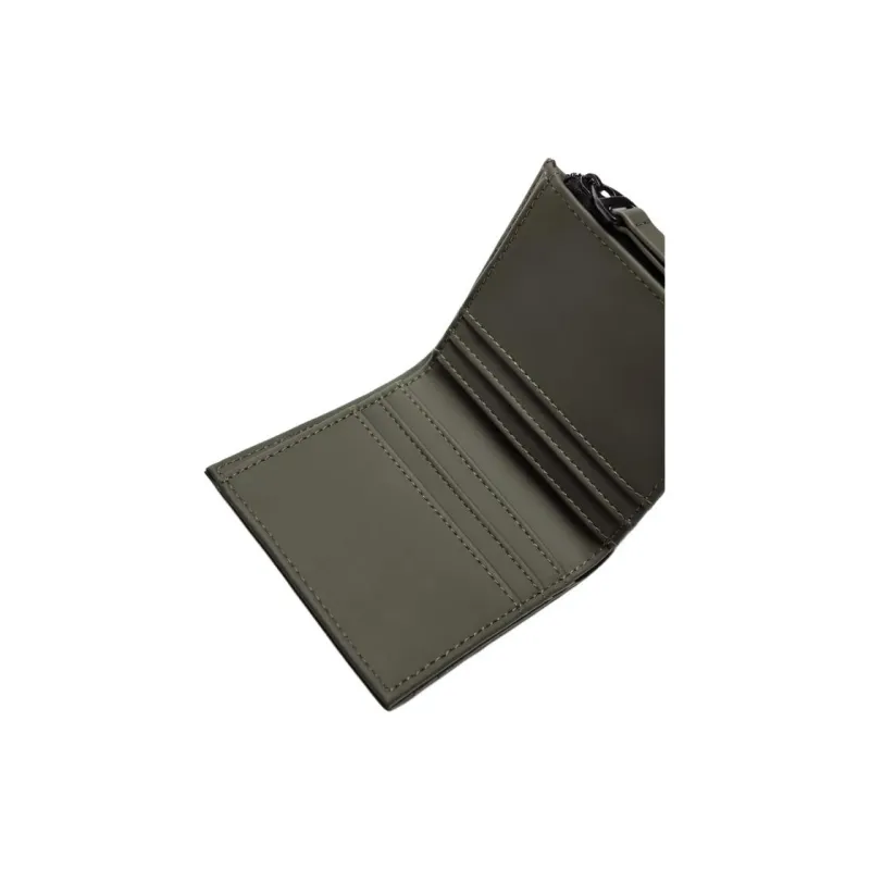 ZARA PU Wallet Men's Khaki Green-4