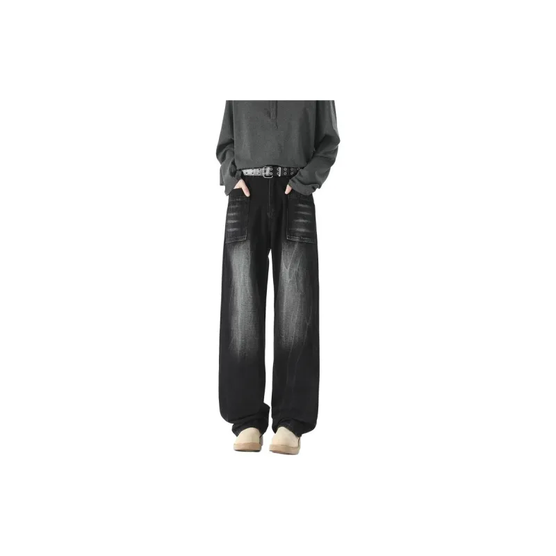 PANDA ADEVIL Jeans Unisex Black Gray-0
