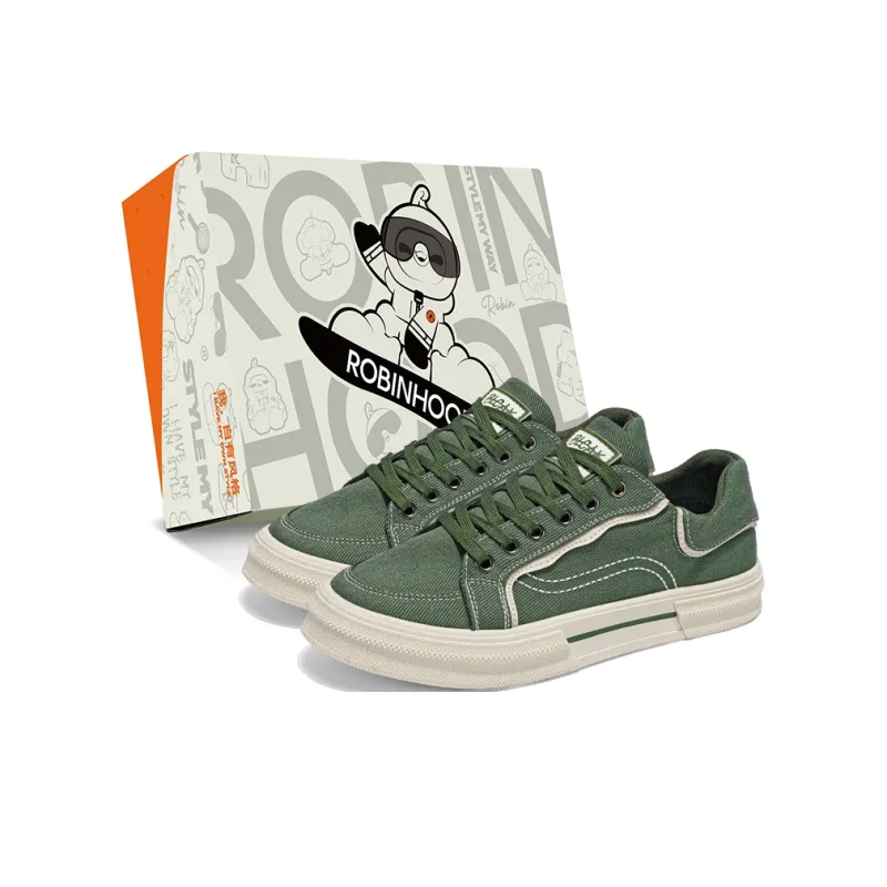 ROBINHOOD Slip Resistant, Abrasion Resistant, Lightweight, Breathable Low Top Skateboard Shoes Men's Box Included-8