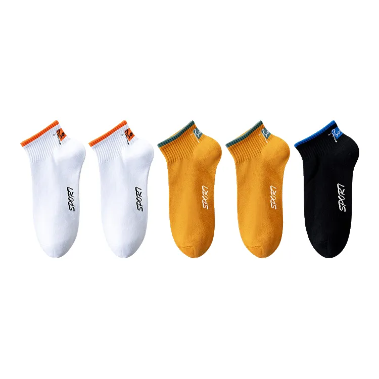 Cotton Gene No Show Socks Men's 5 Pack-3