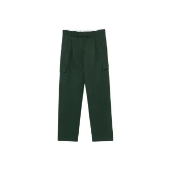 DROLE DE MONSIEUR Le Pantalon Cargo Laine Trousers
