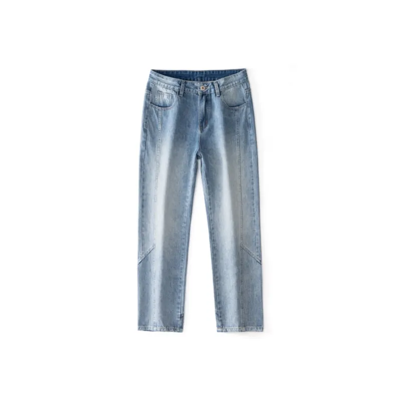 HOKLV Jeans Unisex Blue-0