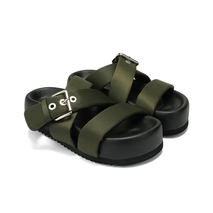 SGIRL TWTW PU Polyurethane Slip Resistant Abrasion Resistant Slide Slippers Women's Jasper-4