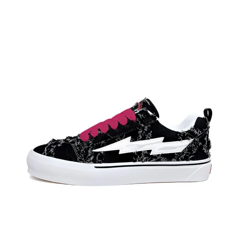 Faterri Wrapping, Wear Resistant And Non Slip Low Top Chanel Inspired Height Increasing Heels Unisex Skateboard Shoes-4