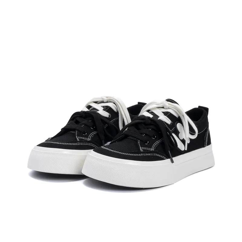 HUANQIU Breathable, Lightweight Coverage Low Top Canvas Shoes Women's-2