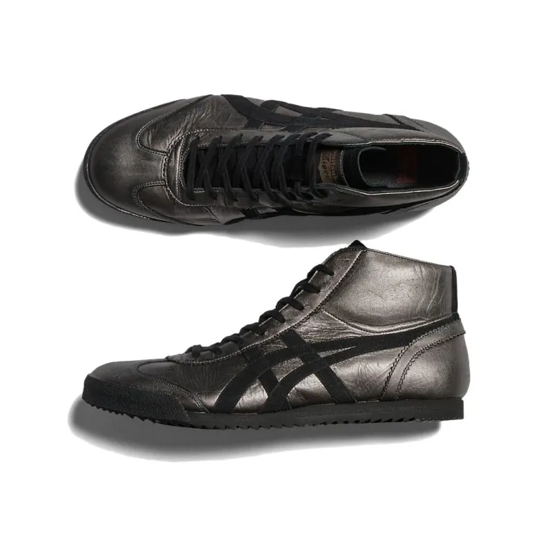Onitsuka Tiger Mexico Mid Runner Deluxe Gunmetal Black-4