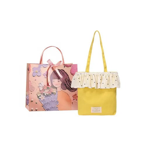 PARK DANCE Canvas Bag, Tote Bag, Shoulder Bag Women's Multicolor