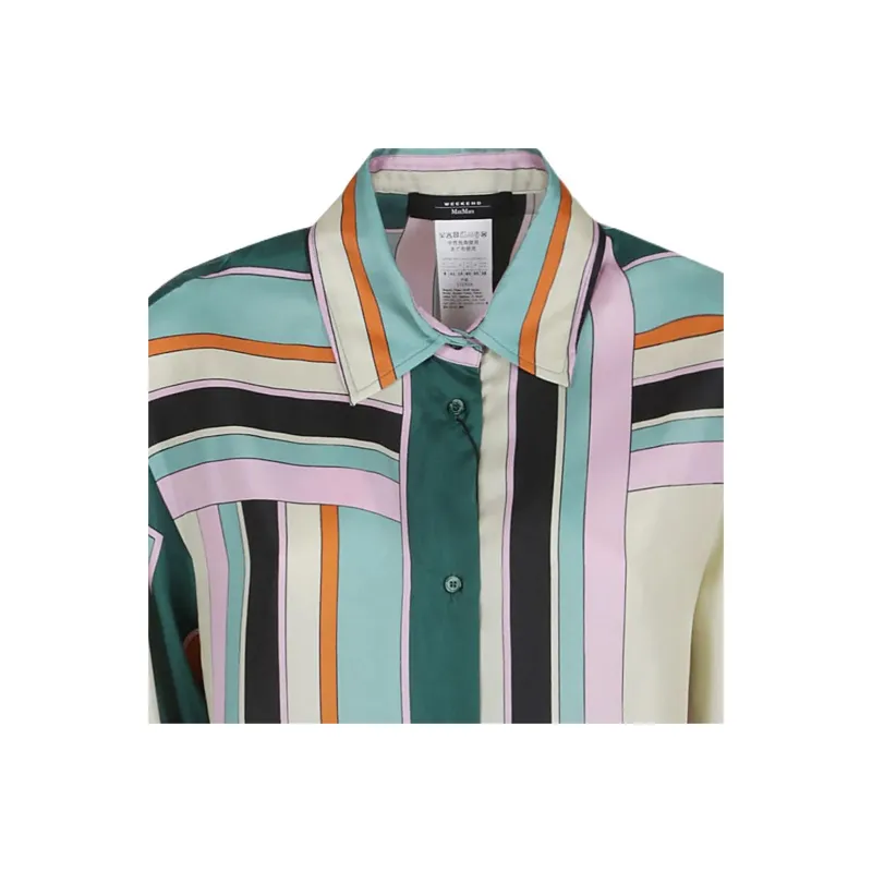 WEEKEND MaxMara Graphic Printed Button Up Shirt-2