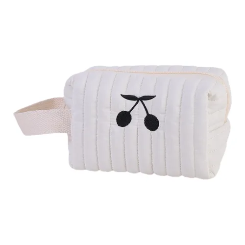 QEEDNS Cute Cherry Large Capacity Portable Makeup Bags