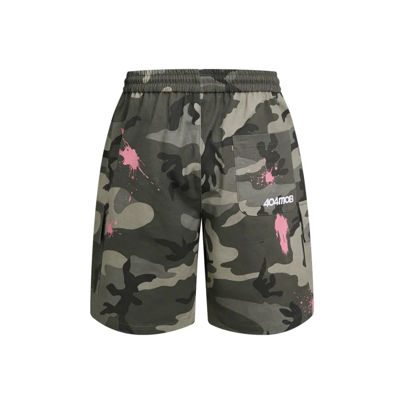404MOB GANG Cargo Shorts Unisex-1