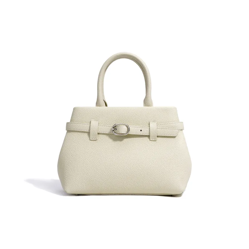 COURONNE Top Grain Cow Leather Kelly Bag Handbag Regular Women's Multicolor-29