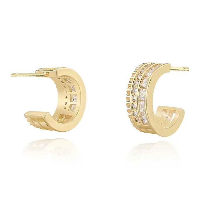 AJIDOU S925 Silver Earrings Women's-1