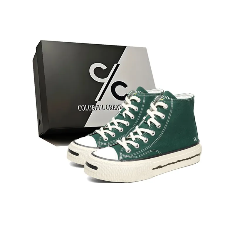 Colorful Creations Anti Slip Wear Resistant High Top Canvas Shoes Men's-4