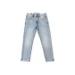 Blue Ankle-Length Pants