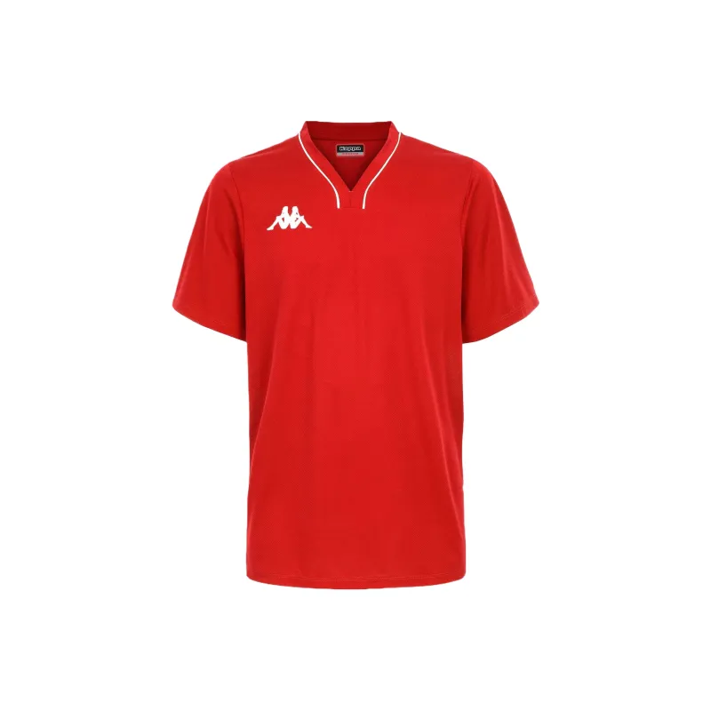 Kappa KAPPA4BASKE T Shirt Men's Red-0