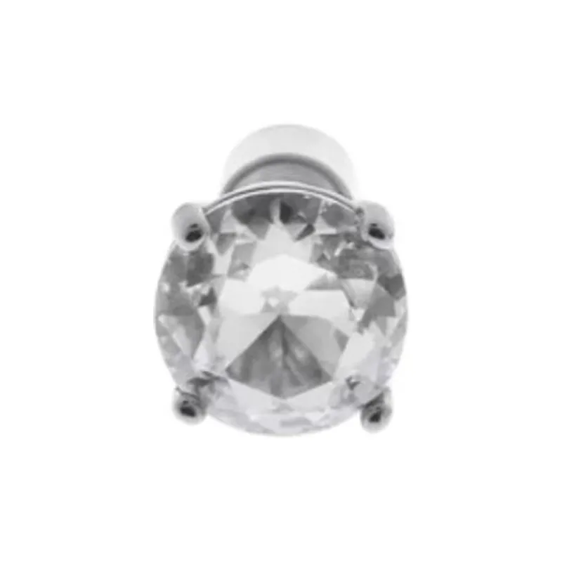 Balenciaga Stainless Steel Earrings Unisex Silver-1