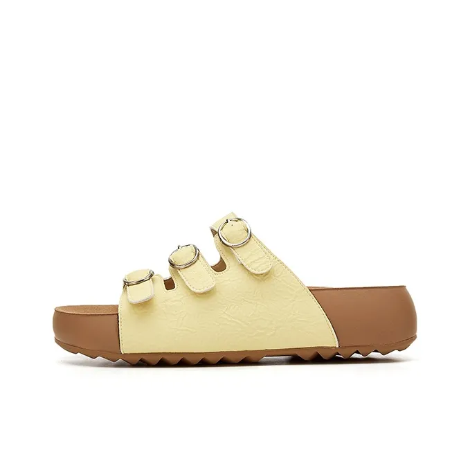 DAPHNE Rubber Sole Quiet Slide Slippers Women's-0