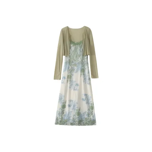 Mu Xiao Xin Two Piece Skirt Sets Women's