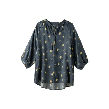 To the west Shirts Women's Denim Blue