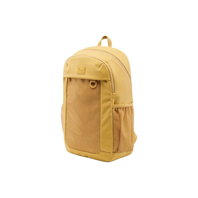 LiNing Sports Life Collection Polyester Backpack Unisex Dark Yellow-1