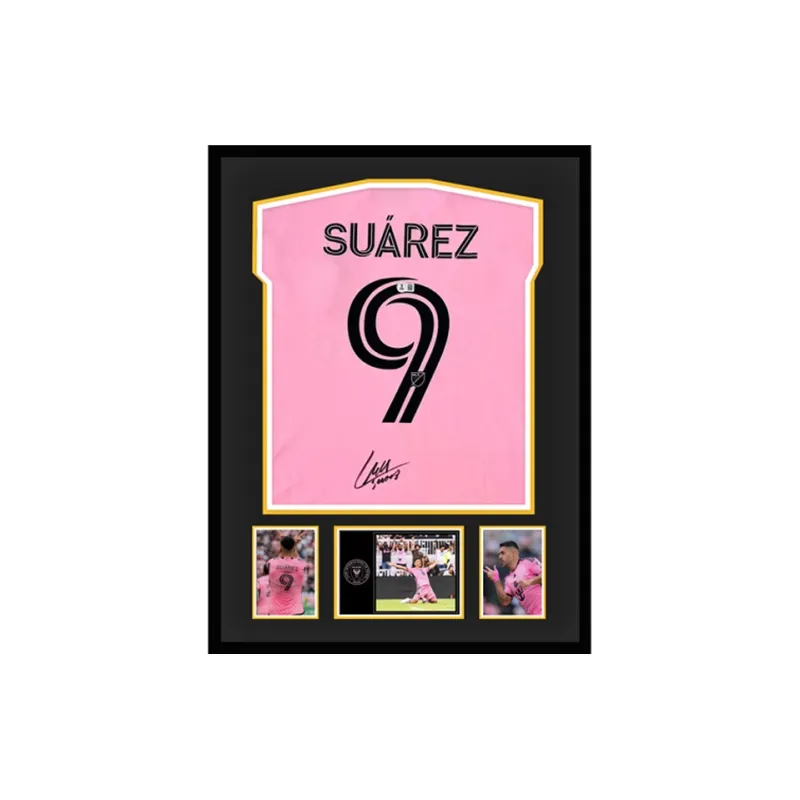Three For Miami International Team Jersey Exquisite Mounting, Outer Frame Approx. 65x85cm Unisex-0