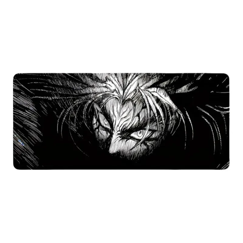 DANYIN Black White Anime Extra Large Minimalist Style Premium Desk Mat For Anime Esports Office, Washable Mouse Pads-3