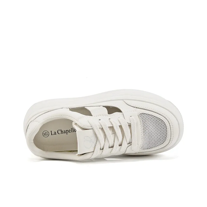 La Chapelle Low Top Skateboard Shoes Women's Beige-3