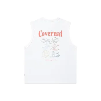 COVERNAT Tank Tops Unisex White