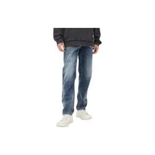 JACK JONES· Jeans Pants Men Medium Blue