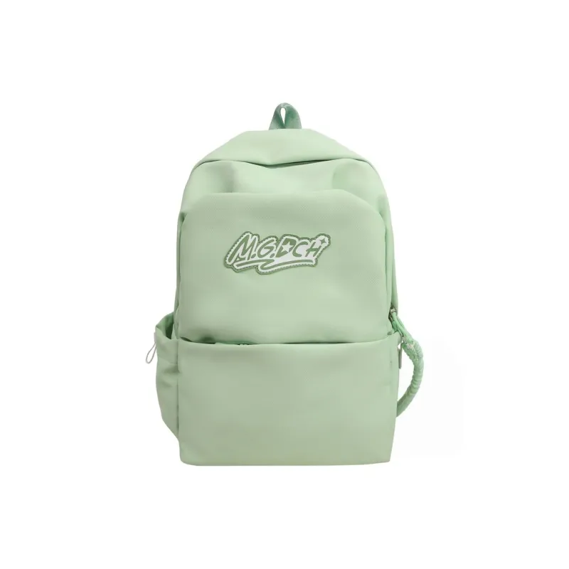 BRABOSTON Nylon Backpack Unisex Black/White/Green/Dark Blue/Sky Blue-2
