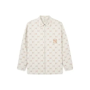 MLB SS24 New York Yankees Jackets Coats Unisex Cream