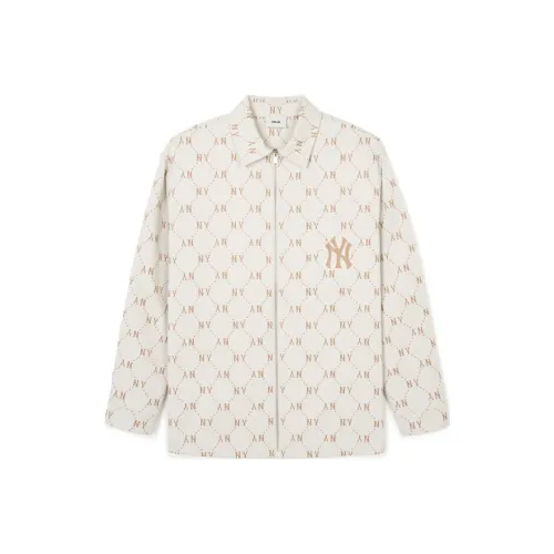 MLB SS24 New York Yankees Jackets Coats Unisex Cream