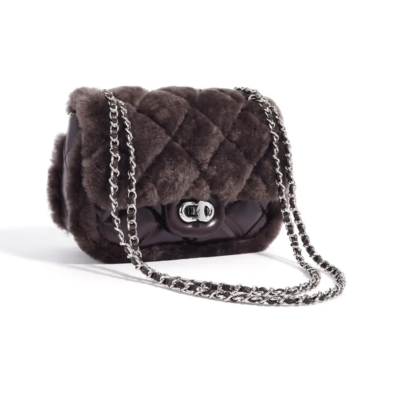 COURONNE Cow Leather Shoulder Bag Regular Women's Multicolor-2