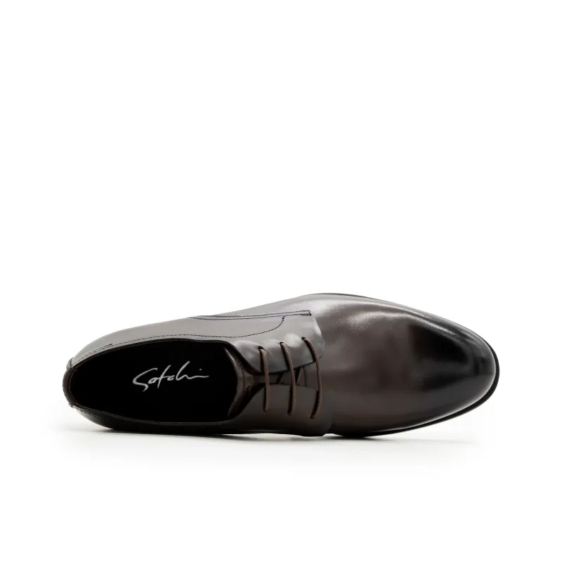 Satchi Dress Shoes, Derby Shoes Men's Coffee-4