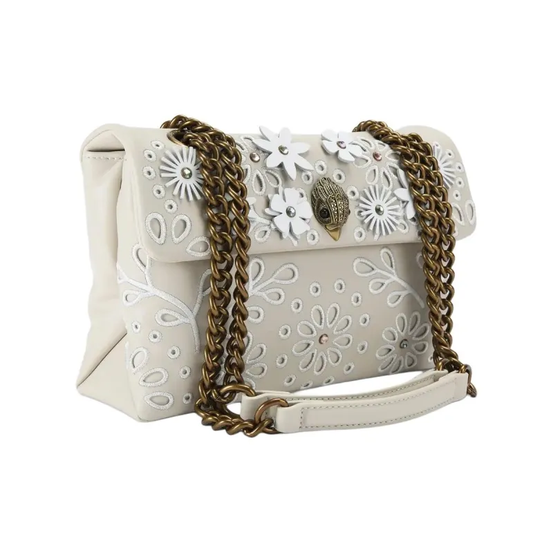 Kurt Geiger London Leather Shoulder Bag Regular Women's Beige-1