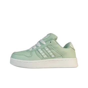 BKAE Abrasion Resistant, Lightweight, And Breathable Low Top Skateboard Shoes Unisex Pea Green