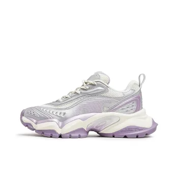 Champion Tooth Shark 2.0 Balance Low Top Chunky Sneakers Women's Silver White/Gray Tone Grape Purple