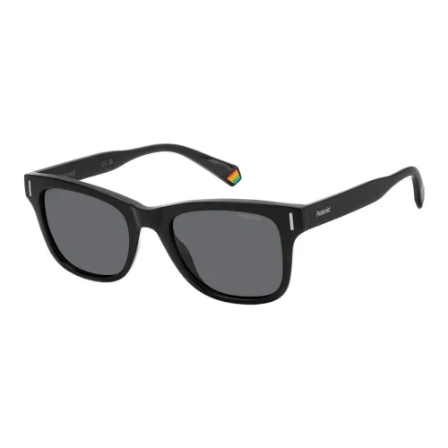 item Acetate Plastic Square Sunglasses Unisex Black