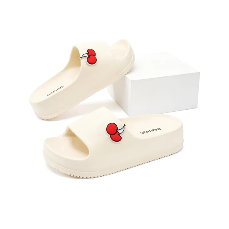 DAPHNE EVA Slip Resistant Slide Slippers Women's Beige-2