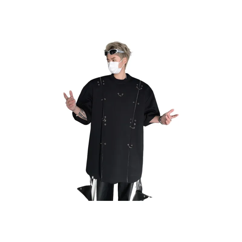 H.V.G.A T Shirts Unisex Black-0