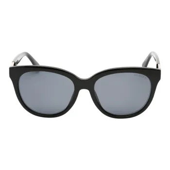 GUESS Plastic Injection Molded Cat Eye Sunglasses Women's Black