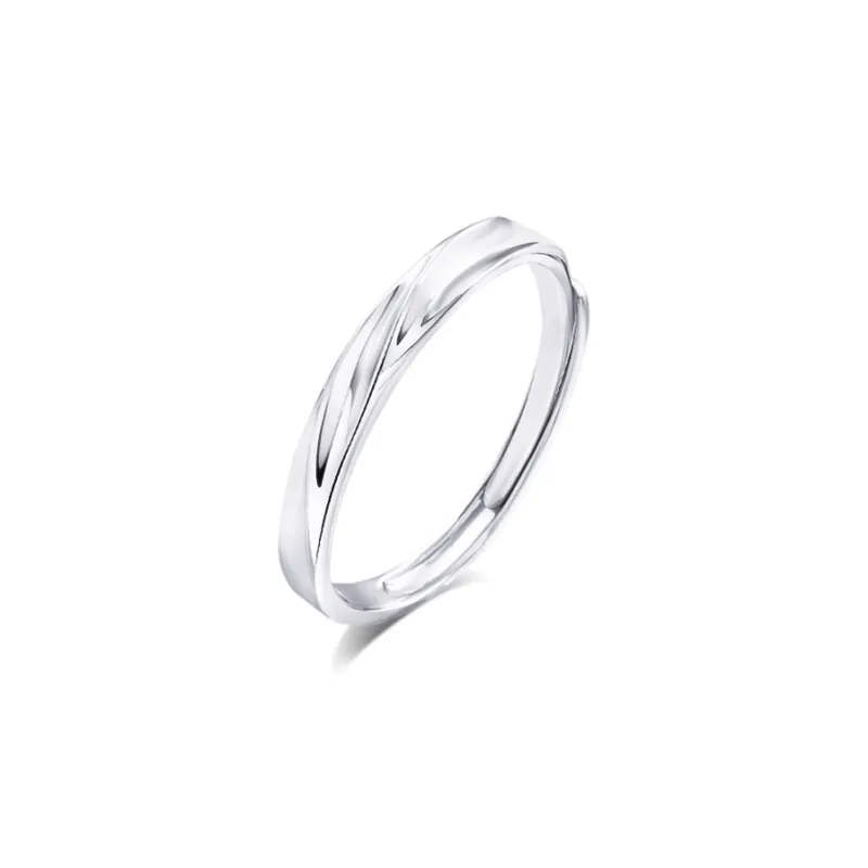 KUMET Sterling Silver Rings Unisex-5